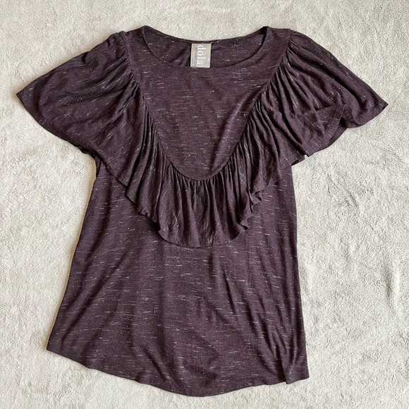 Anthropologie Dolan Ruffle Tee - Picture 5 of 9